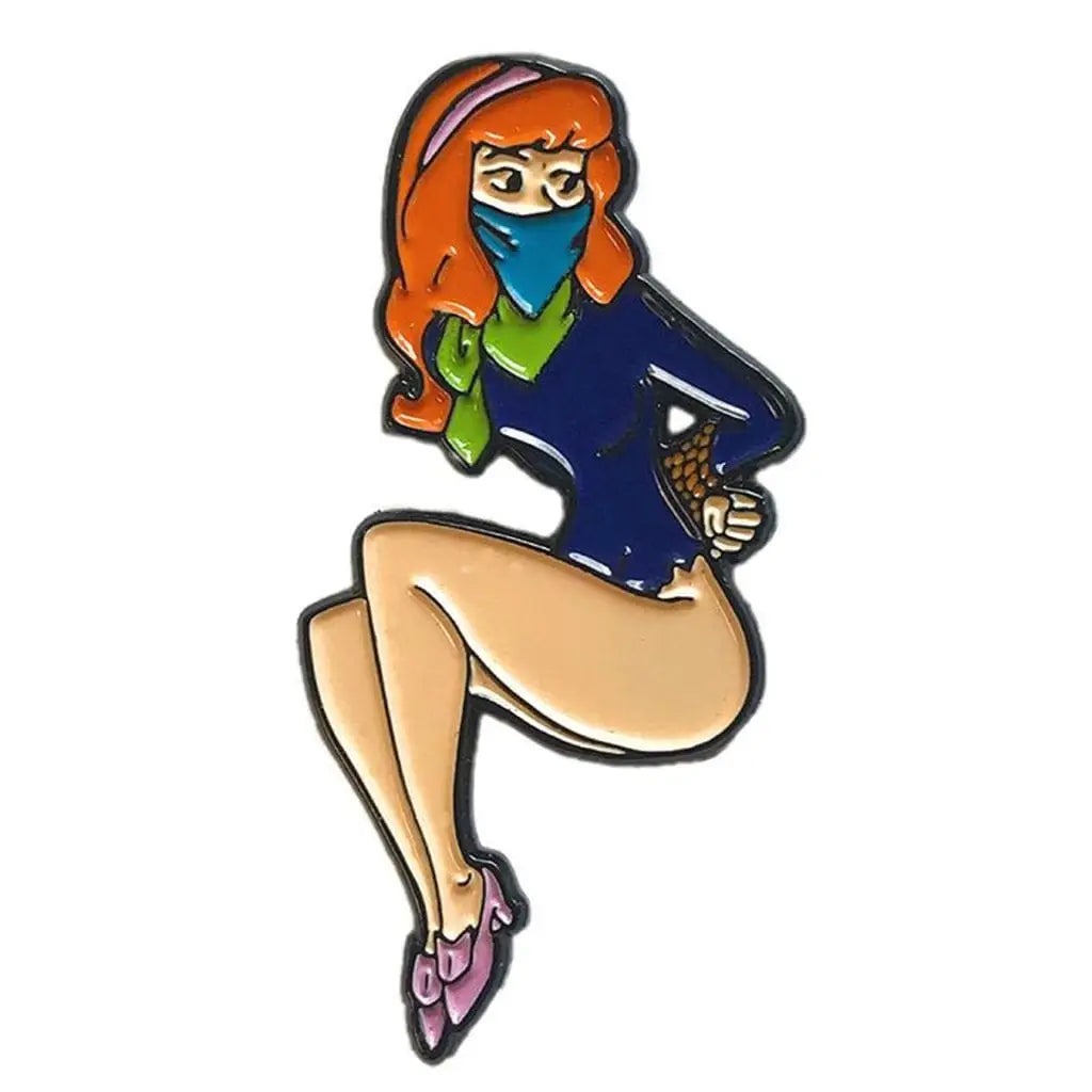 Geeky and Kinky Danger - prone D Enamel Pin - Rolik®