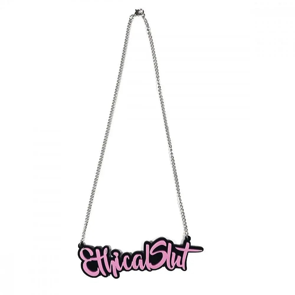 Geeky and Kinky Ethical Slut Necklace - Rolik®