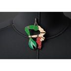 Geeky and Kinky & Green Mermaid Soft Enamel Pin