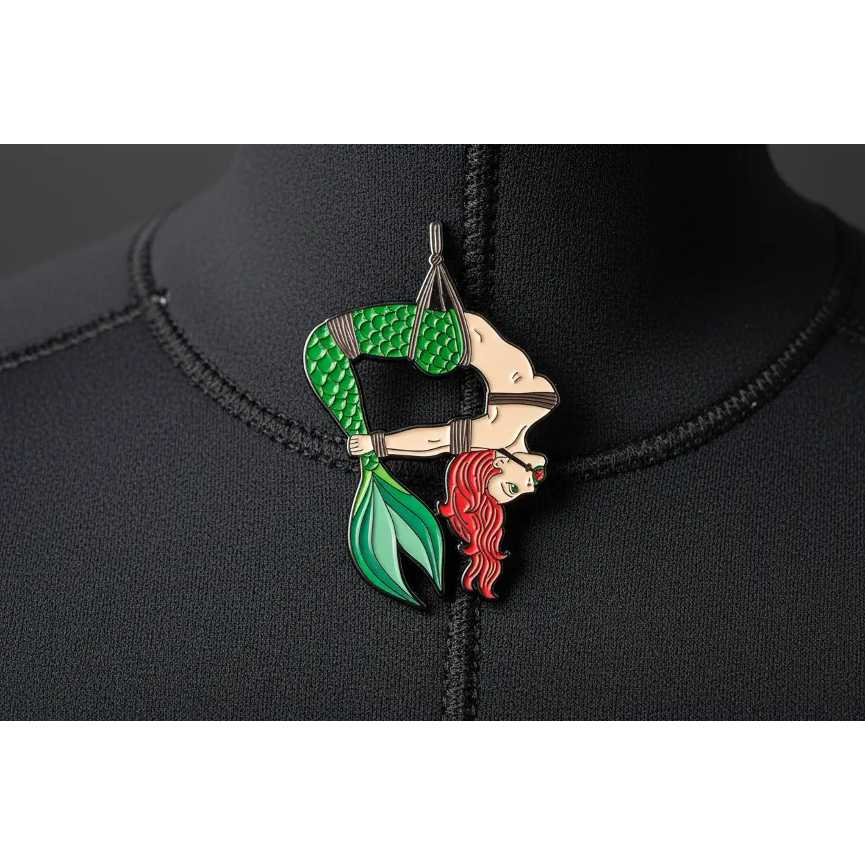 Geeky and Kinky & Green Mermaid Soft Enamel Pin