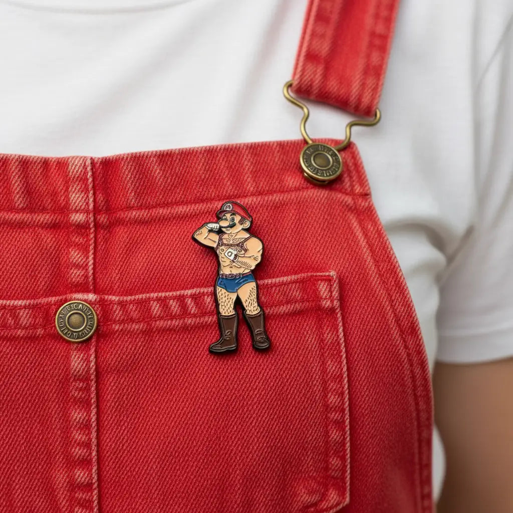 Mo Enamel Pin
