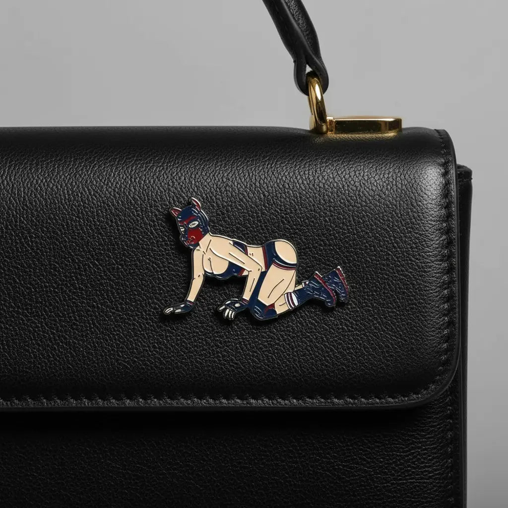 Pup Girl Enamel Pin
