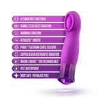 Oh My Gem® Amethyst Charm Rechargeable G - Spot Vibrator - Rolik®