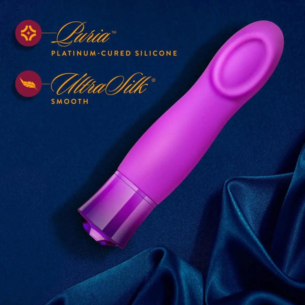 Oh My Gem® Amethyst Charm Rechargeable G - Spot Vibrator - Rolik®