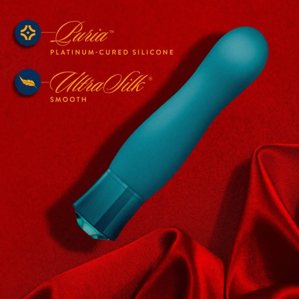 Oh My Gem® Blue Topaz Fierce Rechargeable Vibrator - Rolik®