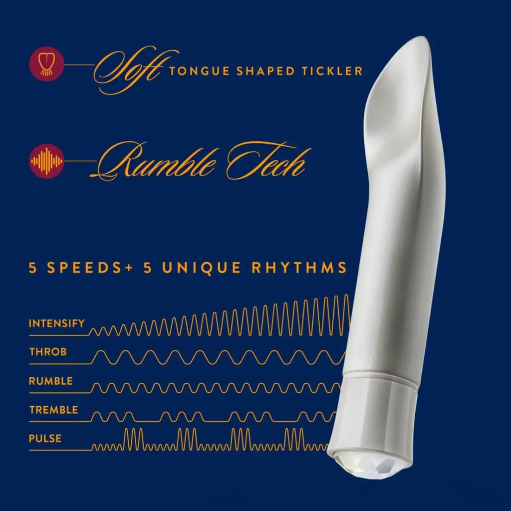 Oh My Gem® Diamond Bold Rechargeable Vibrator - Rolik®