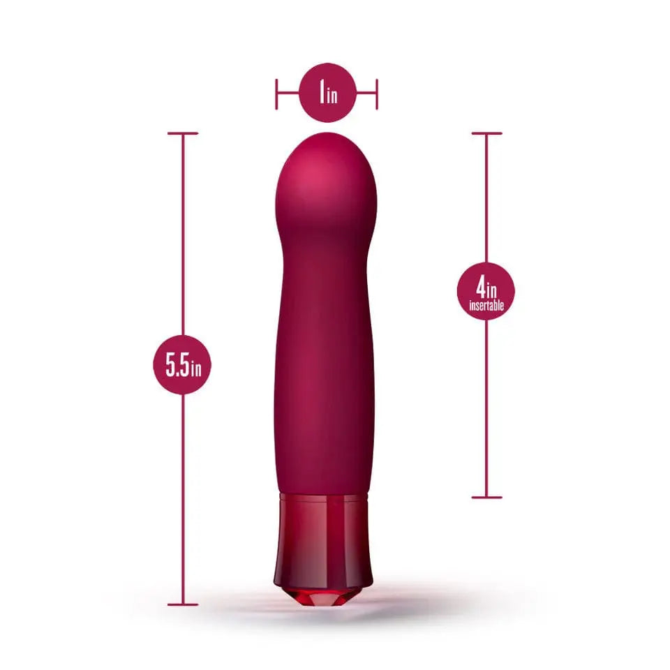Oh My Gem® Garnet Classy Rechargeable Vibrator - Rolik®