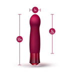 Oh My Gem® Garnet Classy Rechargeable Vibrator - Rolik®