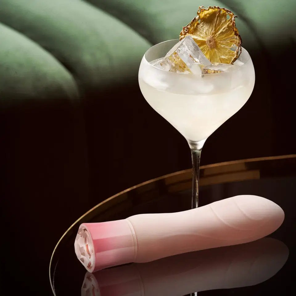 Oh My Gem® Morganite Elegant Rechargeable Vibrator - Rolik®