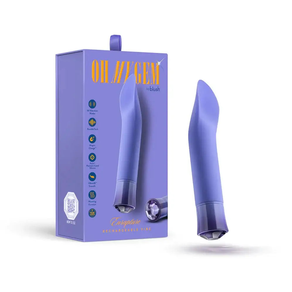 Oh My Gem® Tanzanite Enrapture Warming Vibrator - Rolik®