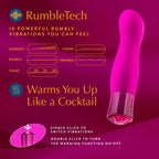 Oh My Gem® Tourmaline Exclusive Warming Vibrator - Rolik®