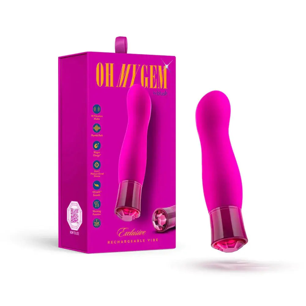Oh My Gem® Tourmaline Exclusive Warming Vibrator - Rolik®