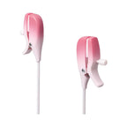 Pink Gemini Bluetooth Rechargeable Vibrating Nipple Clamps