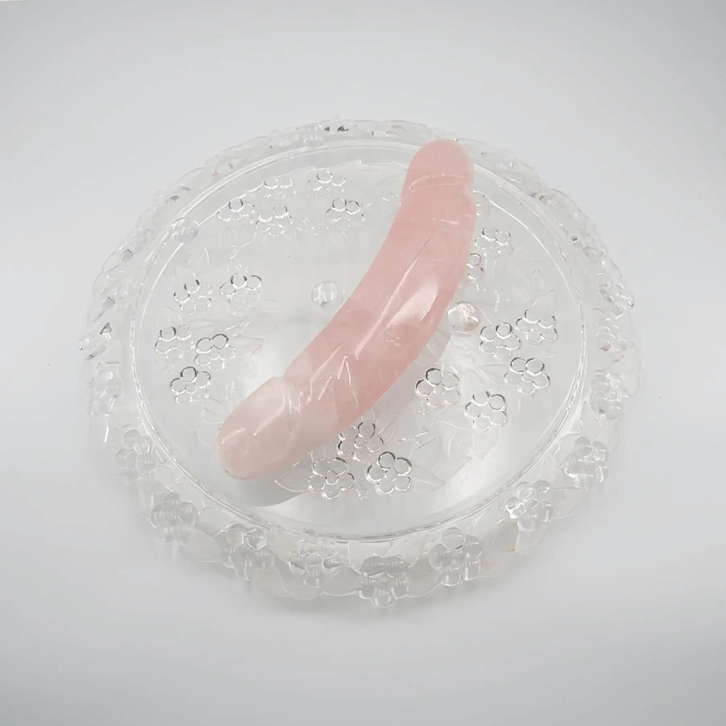 Gemoria Rose Quartz Wand / 10’’ Dildo