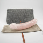 Gemoria Rose Quartz Wand / 10’’ Dildo