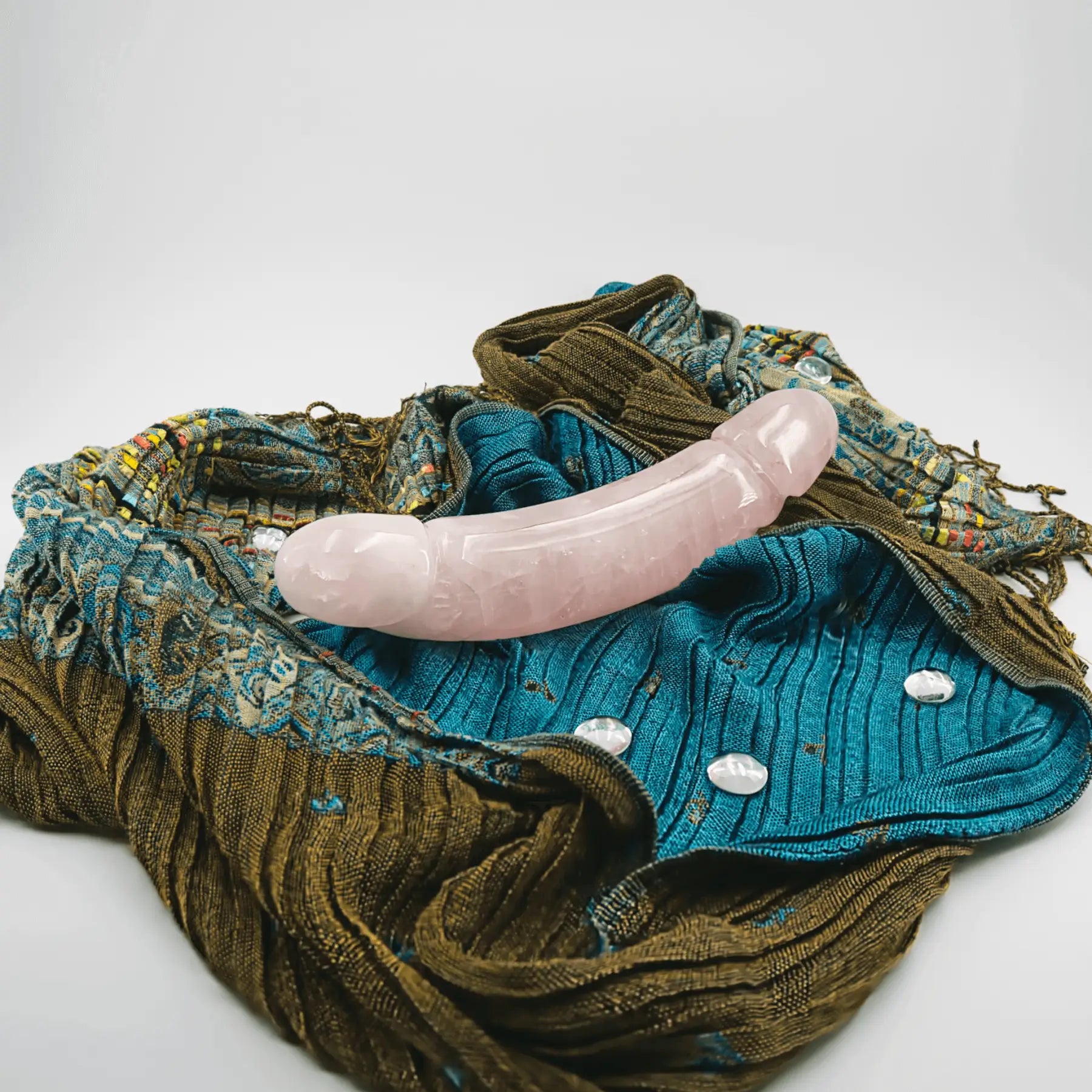 Gemoria Rose Quartz Wand / 10’’ Dildo