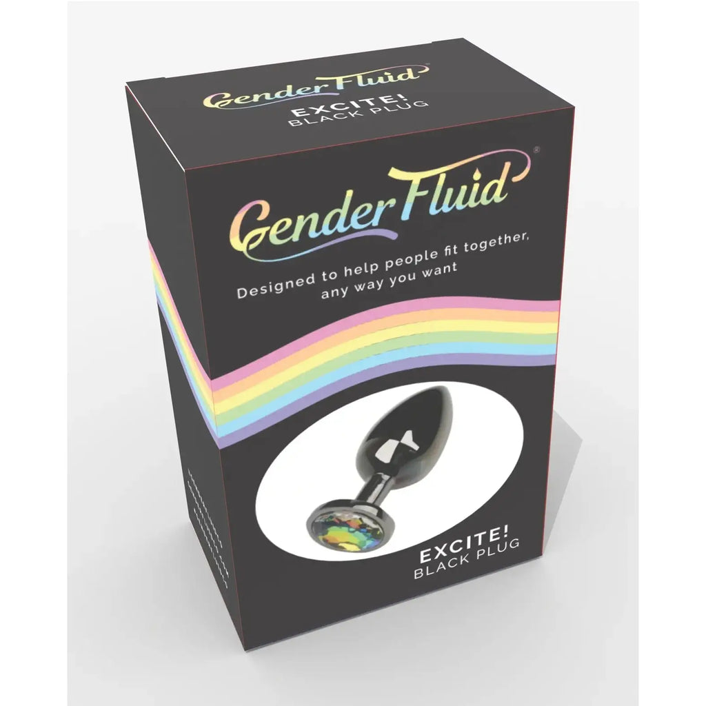 Gender Fluid Excite! Aluminum Alloy Plug - Butt