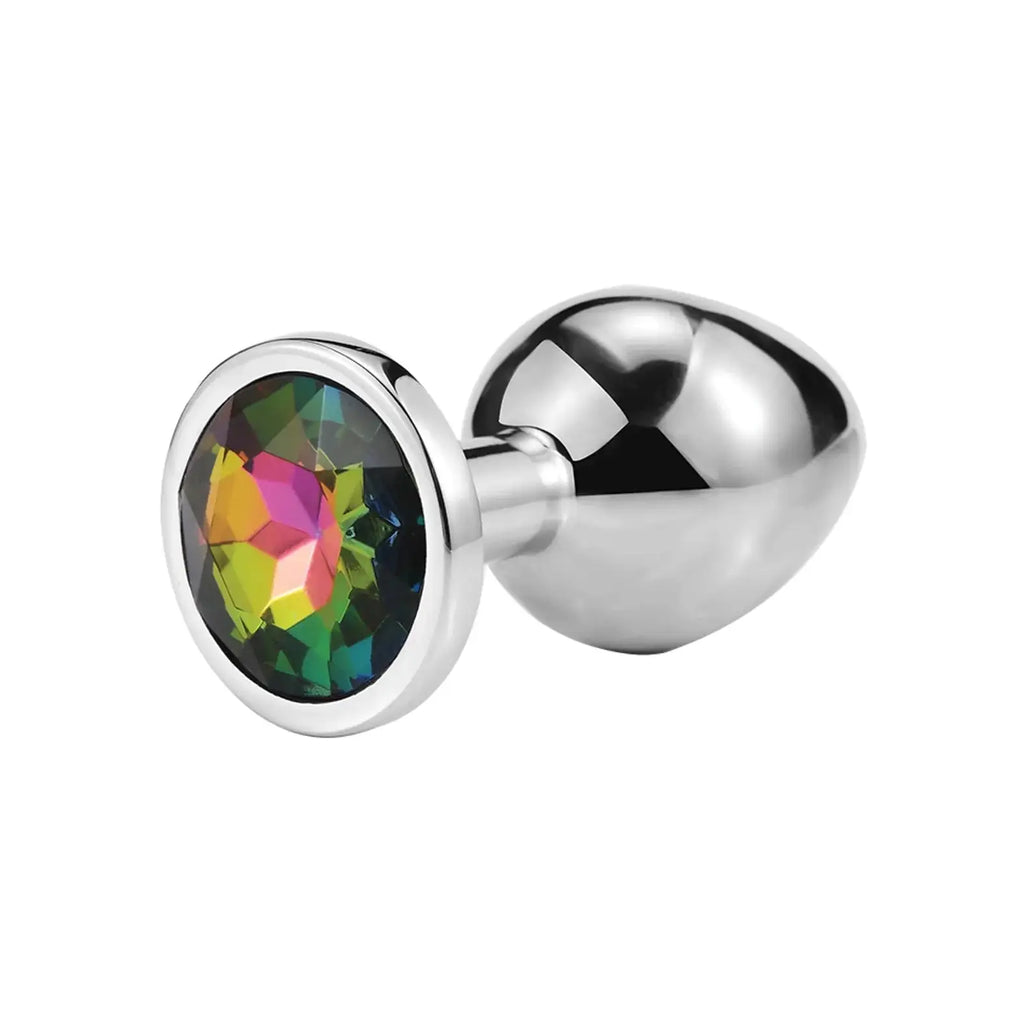 Gender Fluid Excite! Aluminum Alloy Plug - Silver - Butt