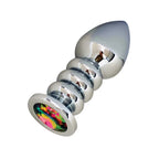 Gender Fluid Excite! Extendo Aluminum Alloy Plug - Silver - Butt