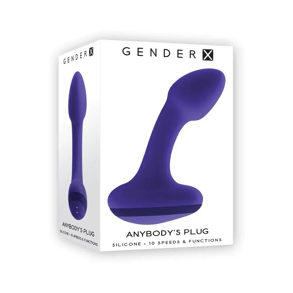 Gender X Anybody's Plug Rechargeable Vibrating Plug - Rolik®