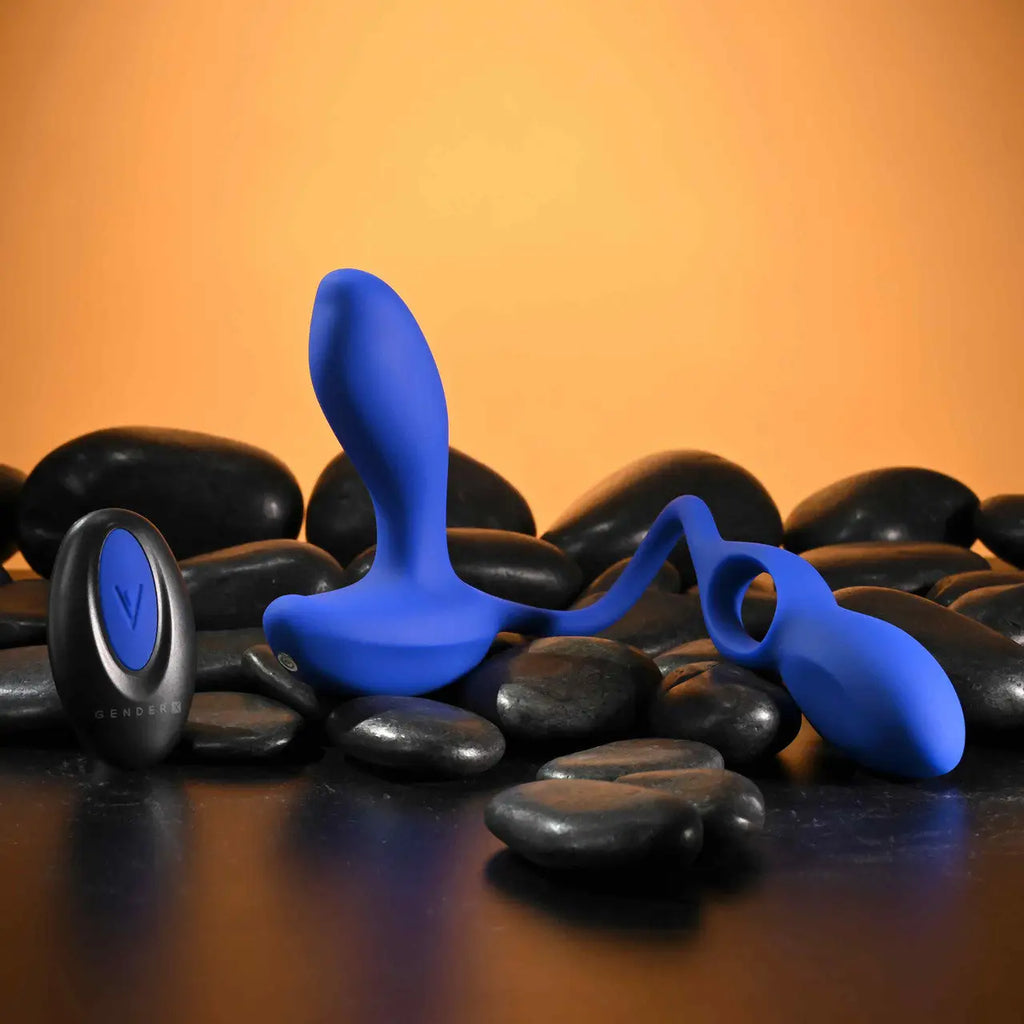 Gender X Back For More Dual Vibrator - Prostate & G-Spot Stimulator Blue