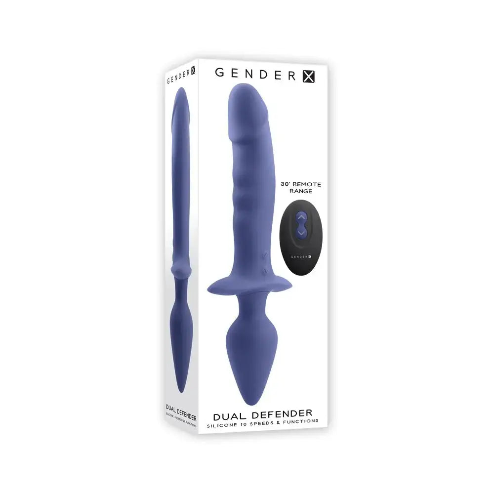 Gender X Dual Defender Vibrating Dual Ender with Remote - Rolik®