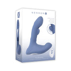 Gender X Flapjack Triple-Motor G-Spot & Clitoral Vibrator with Internal Flapper Light Blue