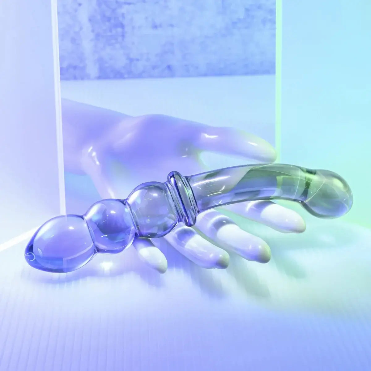 Gender X Lustrous Galaxy Dual Ended Glass Wand - Rolik®