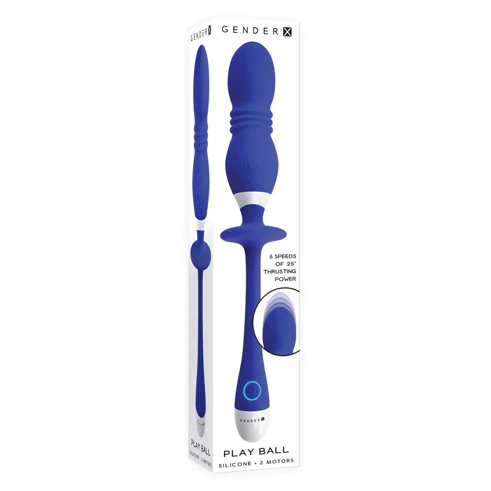 Gender X Play Ball Thrusting Dual Orb Vibrator - Rolik®
