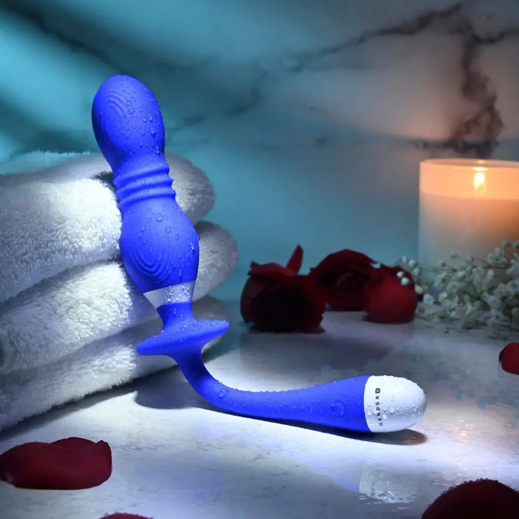 Gender X Play Ball Thrusting Dual Orb Vibrator - Rolik®