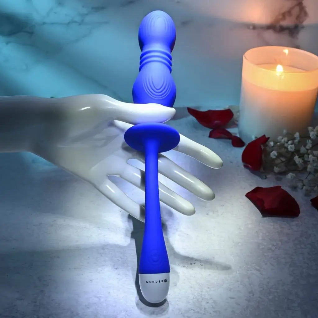 Gender X Play Ball Thrusting Dual Orb Vibrator - Rolik®