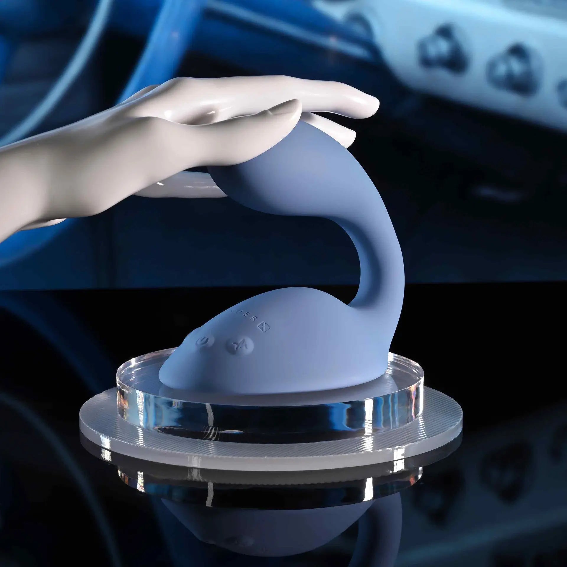 Gender X Shifting Gears | Heating Vibrator & Grind Pad Light Blue