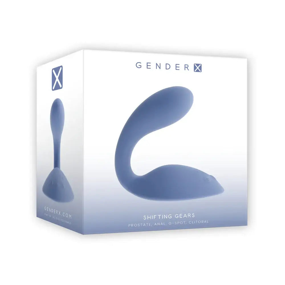 Gender X Shifting Gears | Heating Vibrator & Grind Pad Light Blue