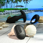 Gender X Teamwork Remote Vibrating Plug & C - Ring Set - Rolik®