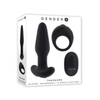 Gender X Teamwork Remote Vibrating Plug & C - Ring Set - Rolik®