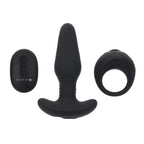 Gender X Teamwork Remote Vibrating Plug & C - Ring Set - Rolik®