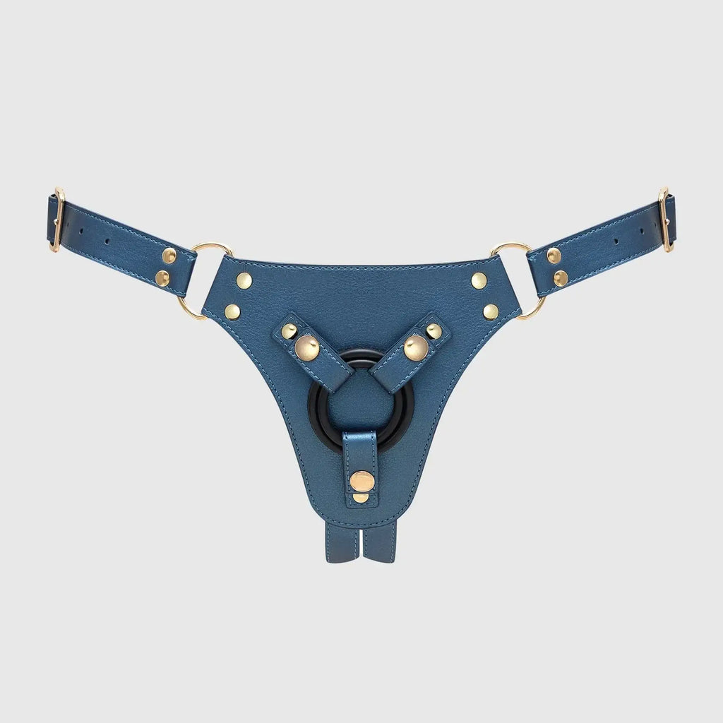 Generous Leatherette Harness Blue