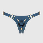Generous Leatherette Harness Blue