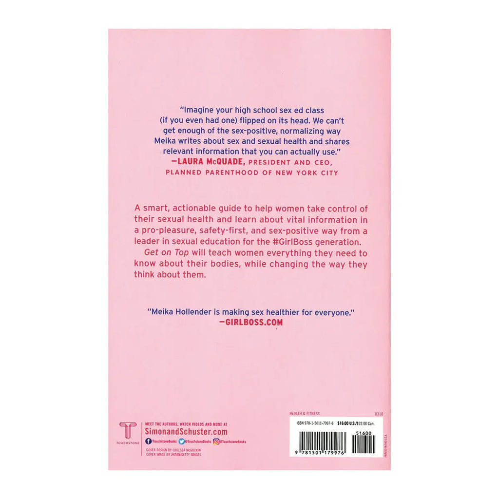 Get On Top Of Your Pleasure Sexuality + Wellness - Books