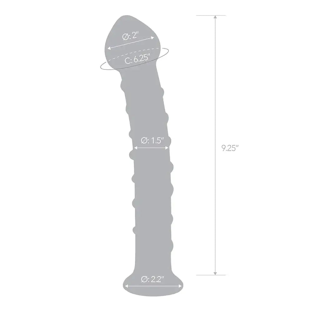 gläs 10" Mr. Swirly Glass Dildo - Rolik®
