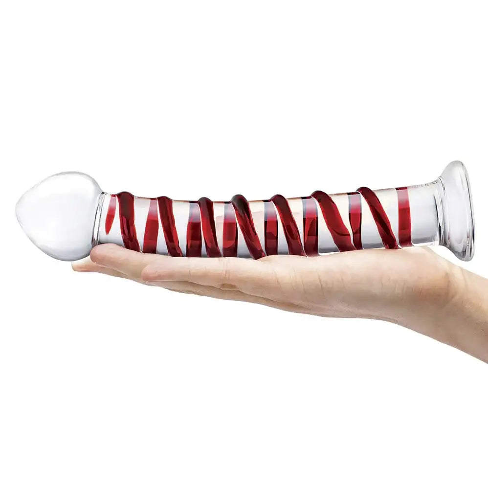 gläs 10" Mr. Swirly Glass Dildo - Rolik®