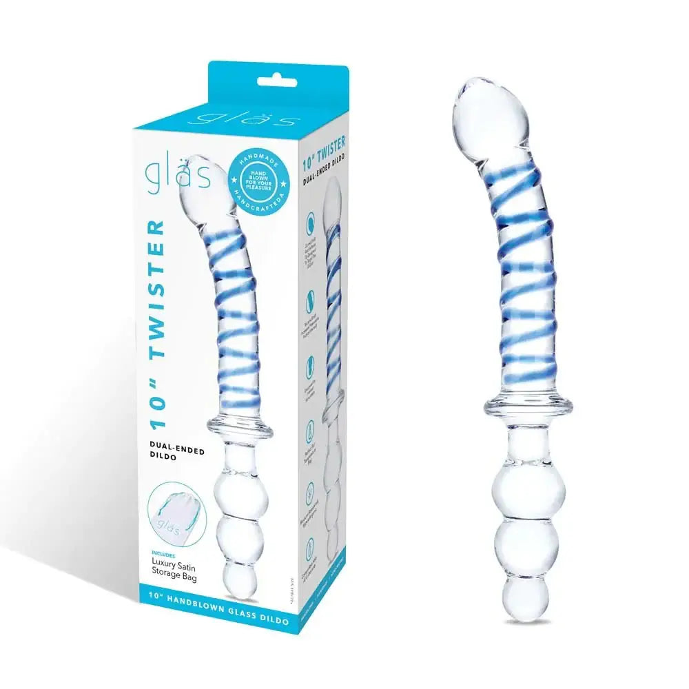 gläs 10" Twister Dual - Ended Dildo - Rolik®