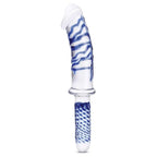 gläs 11" Realistic Double Ended Glass Dildo with Handle - Rolik®