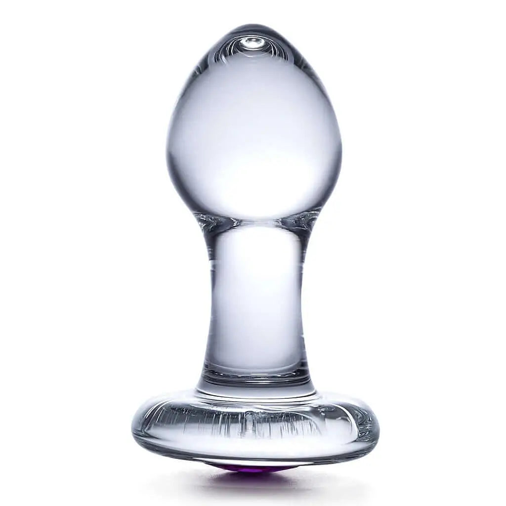 gläs 3.5" Bling Bling Glass Butt Plug - Rolik®