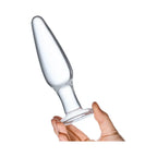 Gläs 3 Piece Glass Anal Training Set - Clear - Butt Plug