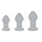 gläs 3 - Piece Pleasure Droplets Anal Training Kit - Rolik®