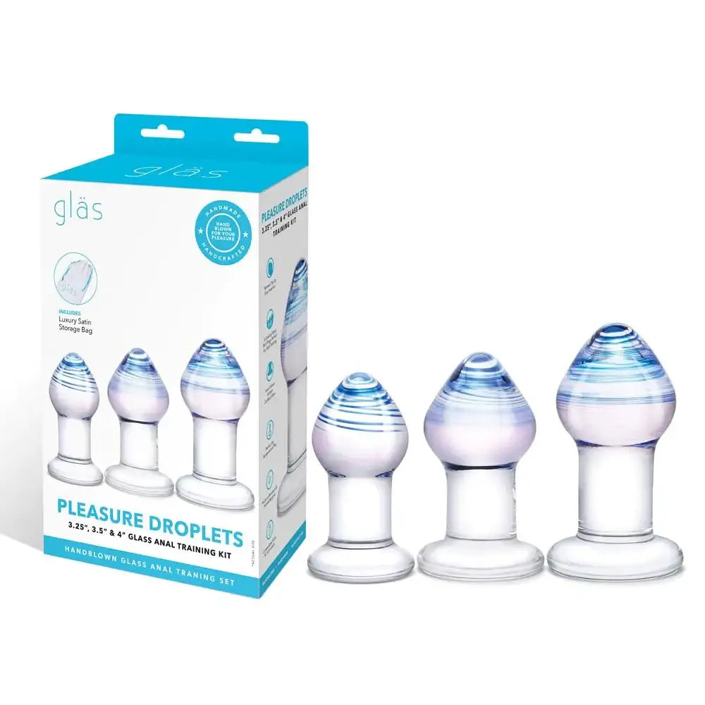 gläs 3 - Piece Pleasure Droplets Anal Training Kit - Rolik®