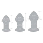 gläs 3 - Piece Pleasure Droplets Anal Training Kit - Rolik®