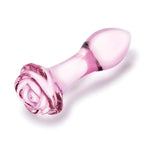 gläs 3 - Piece Rosebud Glass Butt Plug Set - Rolik®
