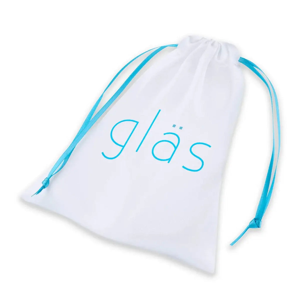 gläs 5" Curved Glass Beaded Dildo - Rolik®